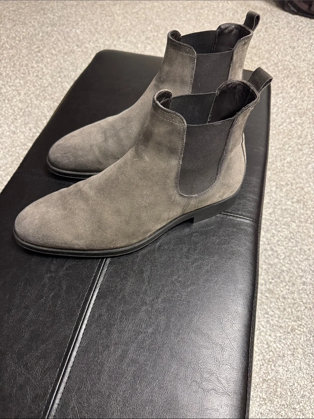 To Boot New York Men's Boots in Gray Suede